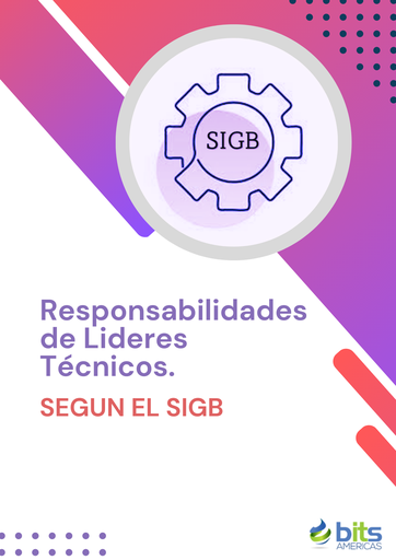 Responsabilidades de líderes técnicos según el SIGB